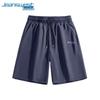Jeanswest Men's 2025 Summer Quick-Dry Ice Silk Loose Knee-Length Shorts