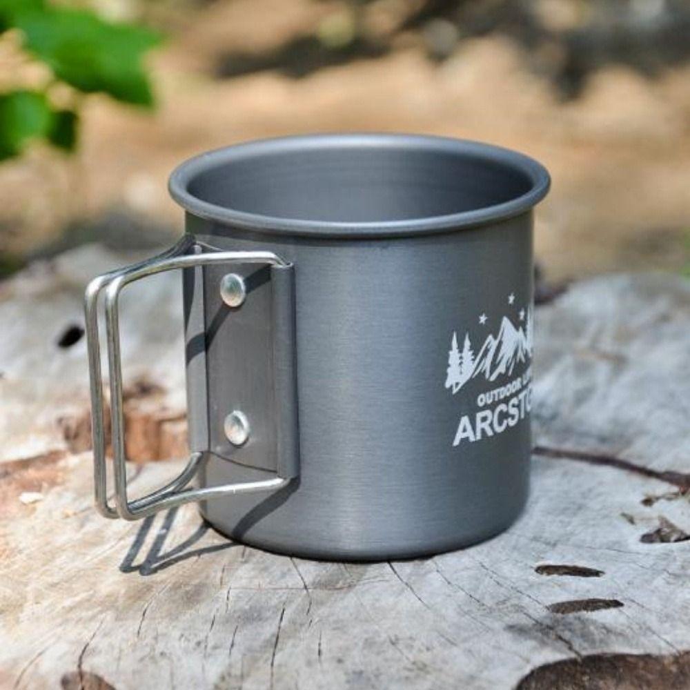 Ultralight Coffee Cup 350ml Aluminum Alloy Cup  Camping Picnic Hiking Accessories