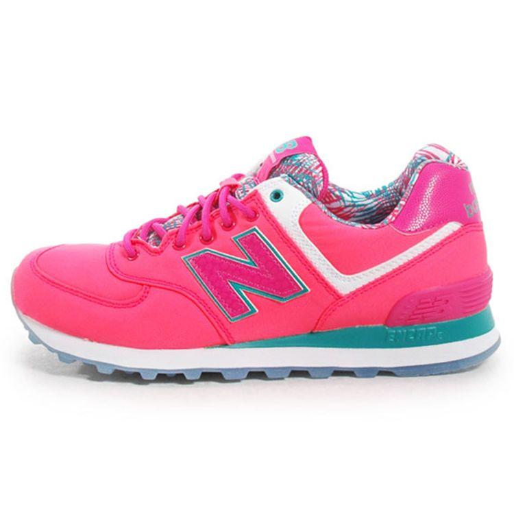 New Balance Women s 574 White Light Pink WL574IGP 36