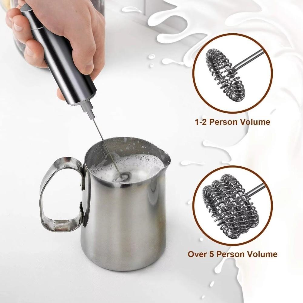 Portable Electric Milk Frother High Speed Coffee Frother Drink Mixer Milk Foamer  Travel