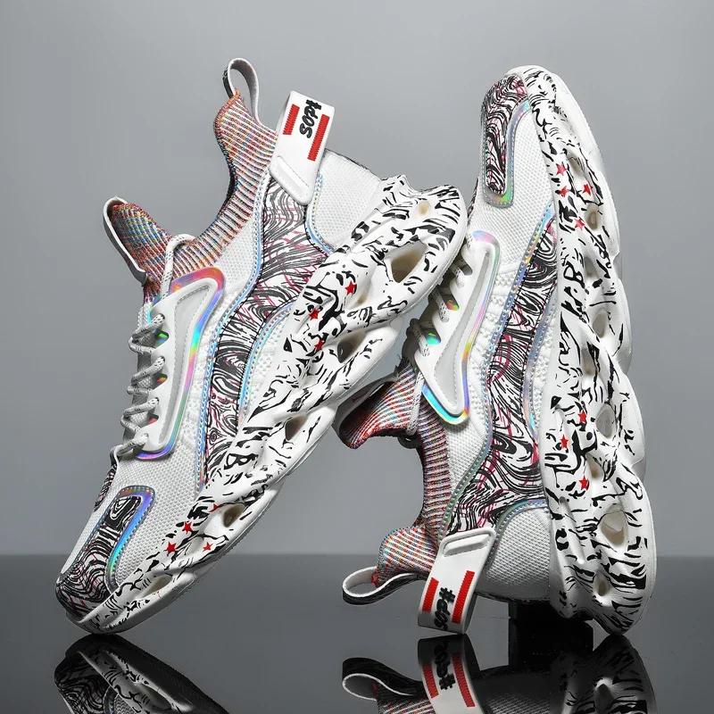 Men's Breathable Casual Sneakers Luxury Fashion Running Trainer Unisex Comfortable Wear Tenis Race Shoes