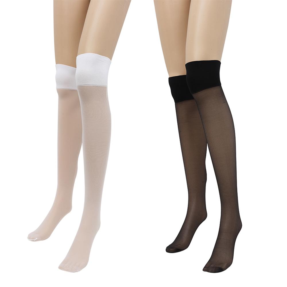 

Женские чулочно-носочные изделия с высокими коленами черные белые красные манжеты колготки в рубчик прозрачные шелковые чулки высокие носки