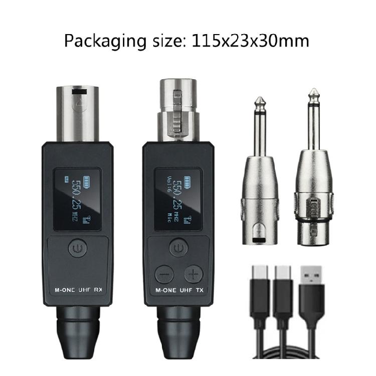 Convenient Wireless Microphone System Converter Built in 1000MAh Battery