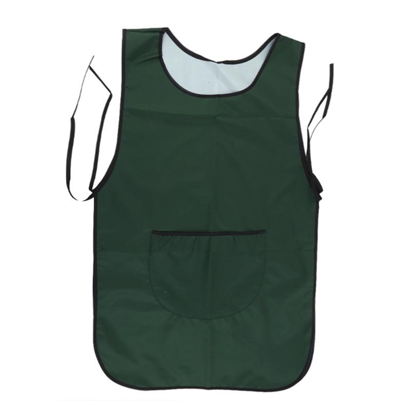 Waterproof Stain-Resistant Apron Nylon Vest Style Anti Dirty Kitchen Aprons Multipurpose Breathable Coffee House Uniform