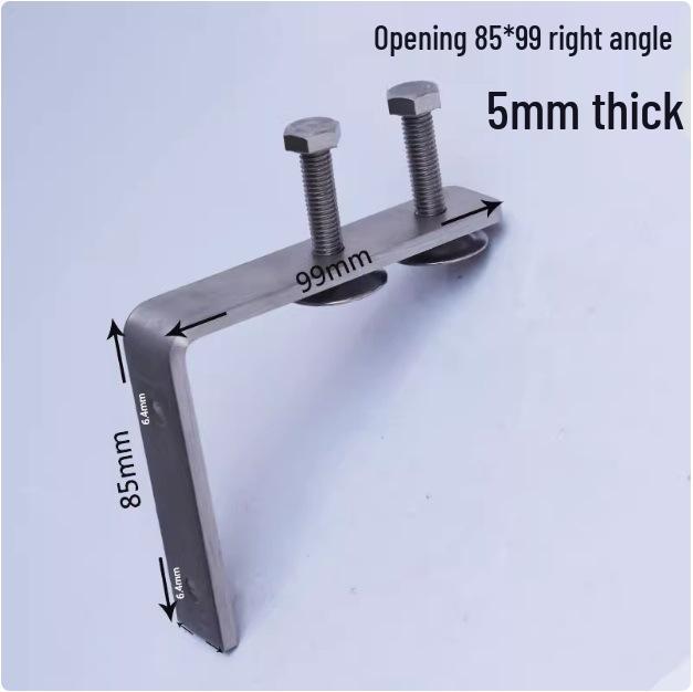 C304 Tiger Claw U-Shaped Stainless Steel Pipe Clamp