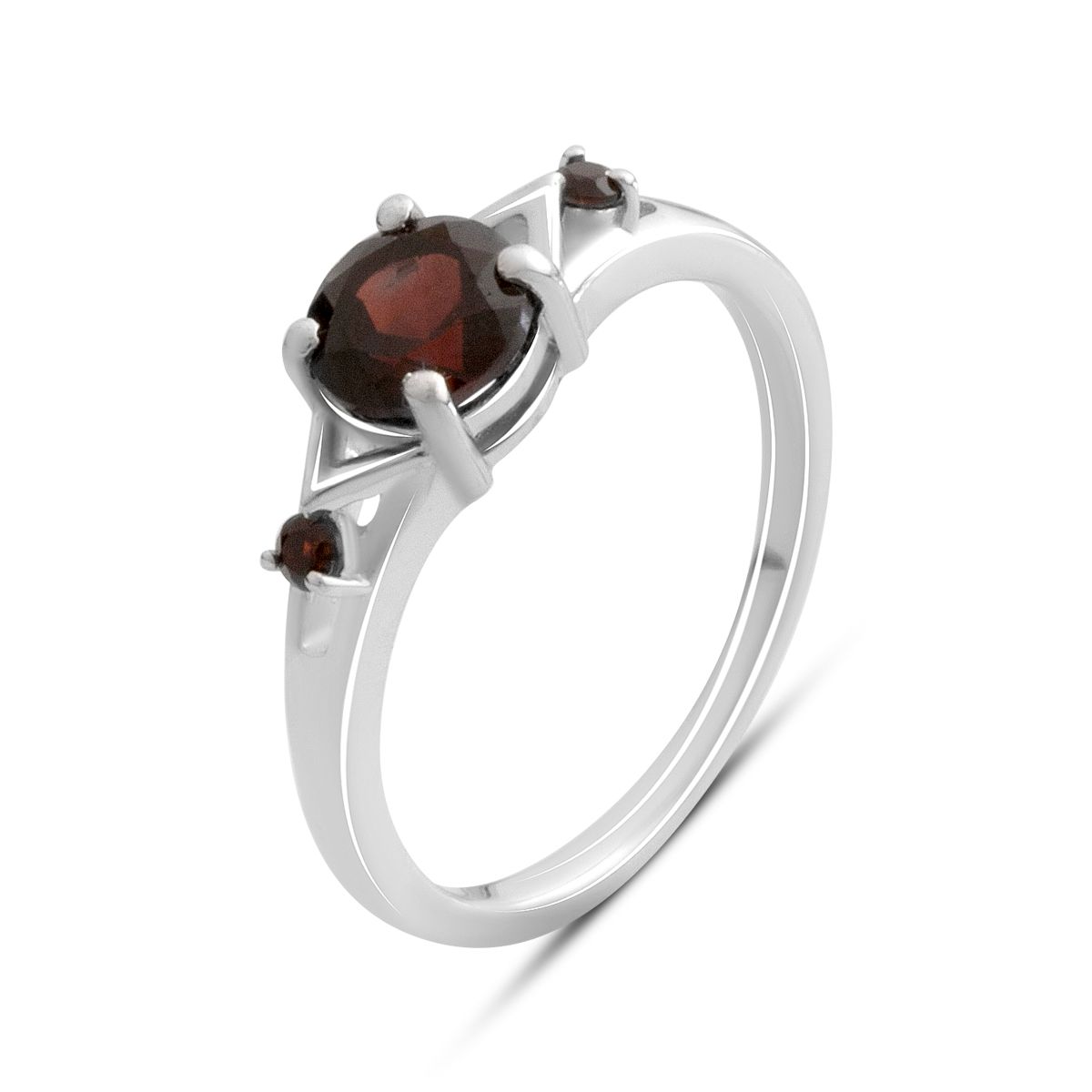 

Серебряное кольцо с натуральным гранатом 1.075ct, вес изделия 2,14 гр (2181859) 17