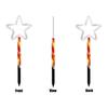 Christmas Solar Track Lights, Set Of 5 Or 8  Christmas Lights, Stake Christmas Decorations, LED Lights For Yard Grass Patio Walkway Decor