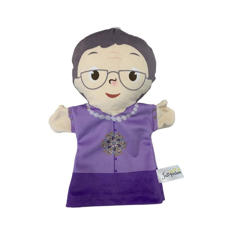 Family Family Hand Puppet Plush Toy Kindergarten Play House Can Open Mouth Cute Doll Child Role Play