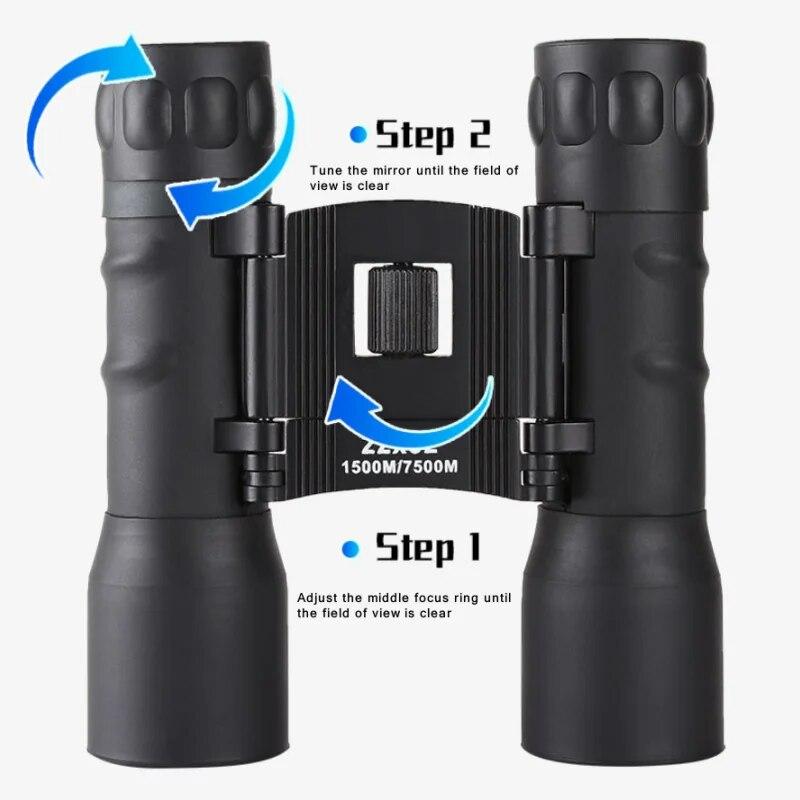 22x32 Professional Binoculars Low-light Night Vision Portable Hunting Telescope Long Range For Birding Watching Trip Camping