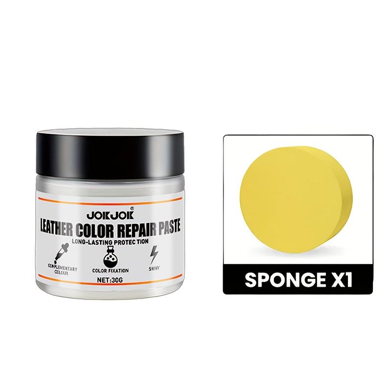 

Набор для восстановления белой кожи, Белая красящая мазь для кожи, Краска для кожи - Восстановите и обновите поцарапанную, выцветшую и состаренную кожу