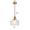 Suspension Light Green Glass Chandelier E27 Restaurant Stripe Pendant Light For Dining Room Kitchen Cafe Bedside Hanging Lamp