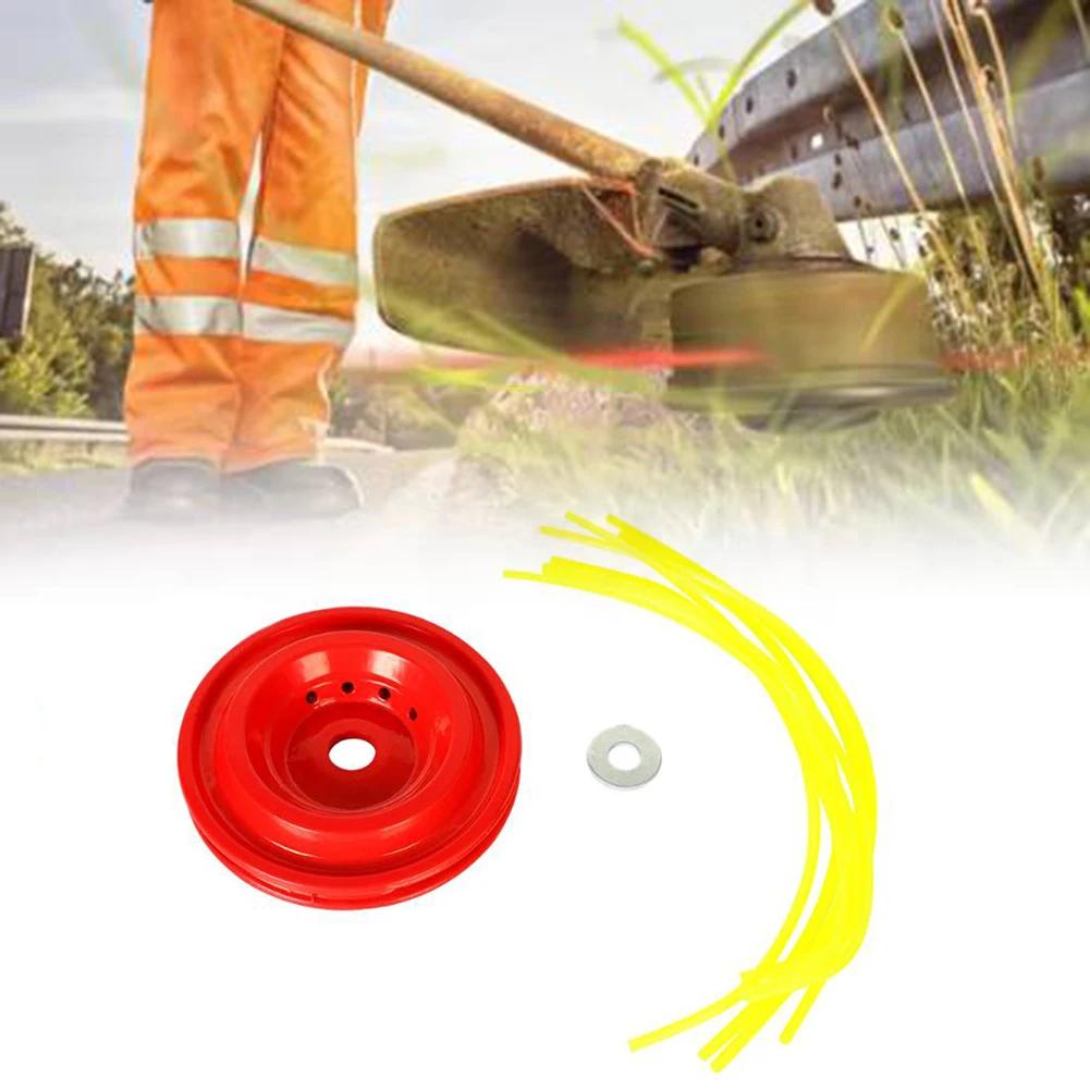 21cm Aluminum Trimmer Head Brush Cutter Boosts Working Efficiency Easy Replacement Optimal Cutting Results For Easy Installation