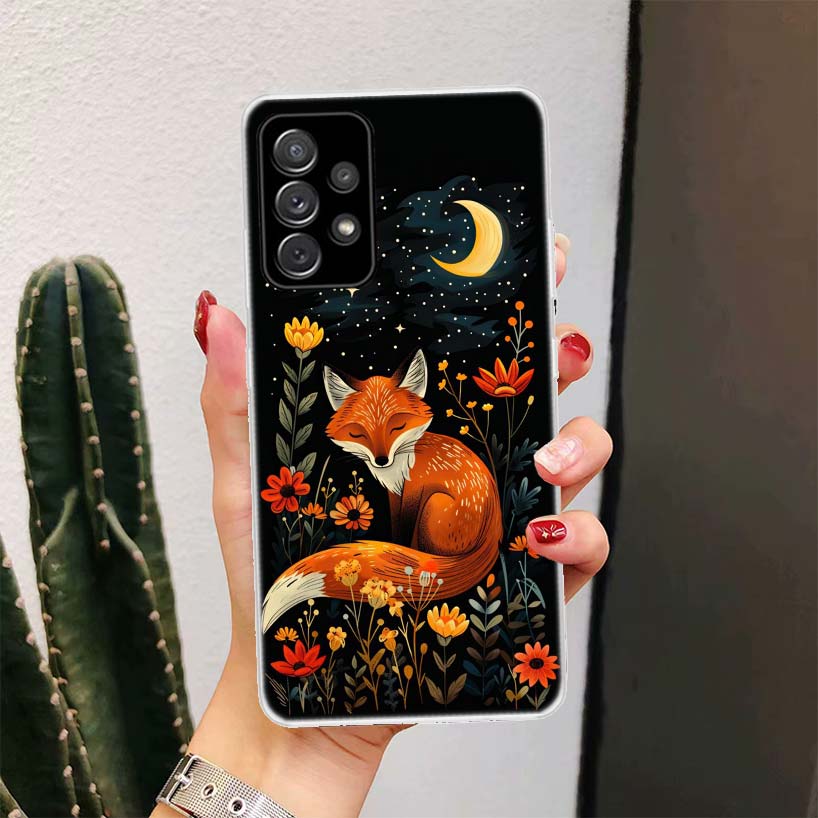 Animal Fox For Samsung Galaxy A16 A15 A14 A13 A56 A55 A54 A53 Phone Case A36 A35 A34 A33 A26 A25 A24 A23 A05S A04S A03S A15 A14
