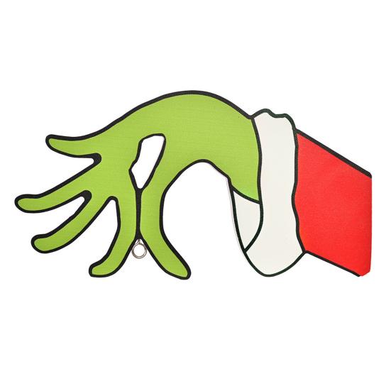 Yousheng Vánoční dřevěné závěsné cedulky na dveře Dekorace předních dveří vhodná pro děti pro vnitřní venkovní okna Výzdoba statku