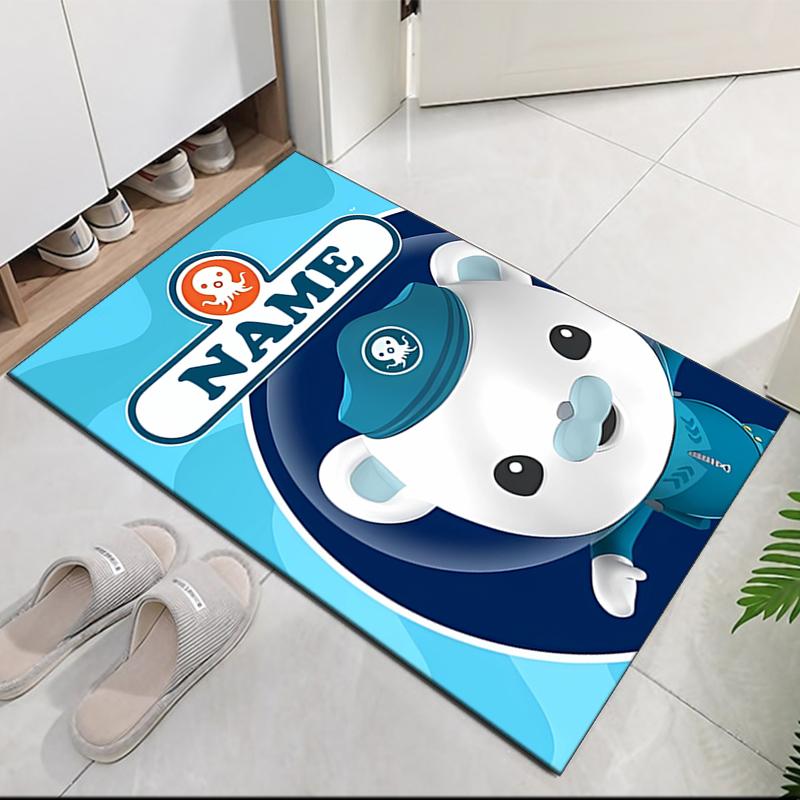 Custom Name The Octonauts Printed Carpet, for Office Chair Living Room Bedroom Kitchen Room Decor Gifts.