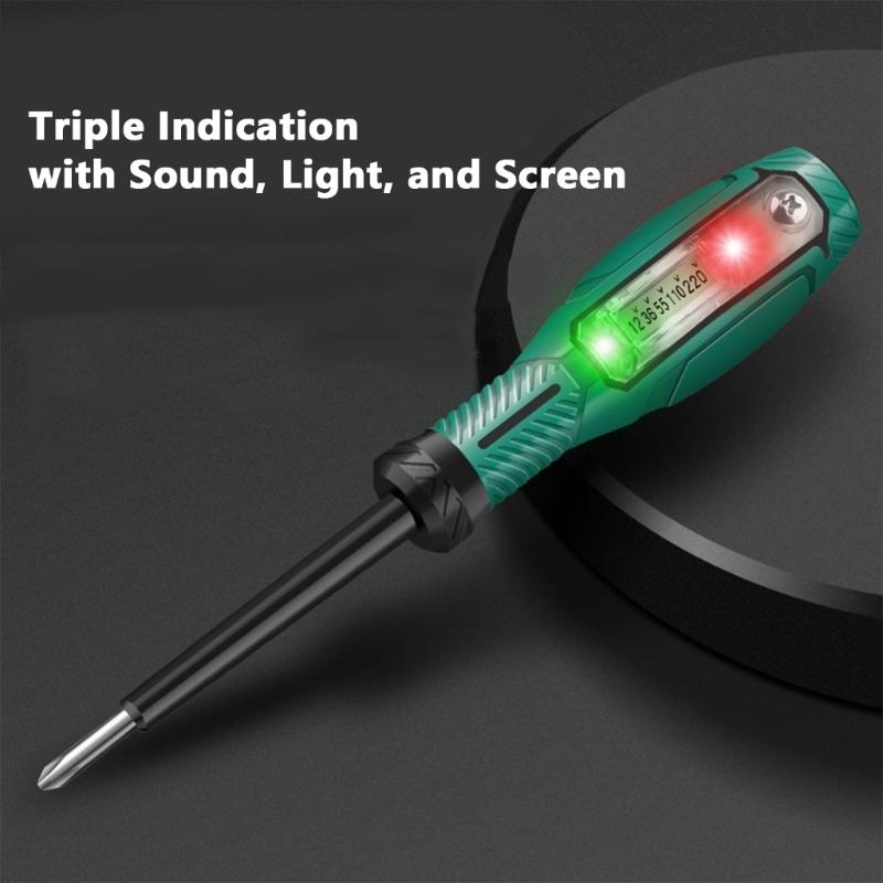 Digital Voltage Tester Screwdriver Set With LED Display Not Contact Detection For Home Electrical Maintenance