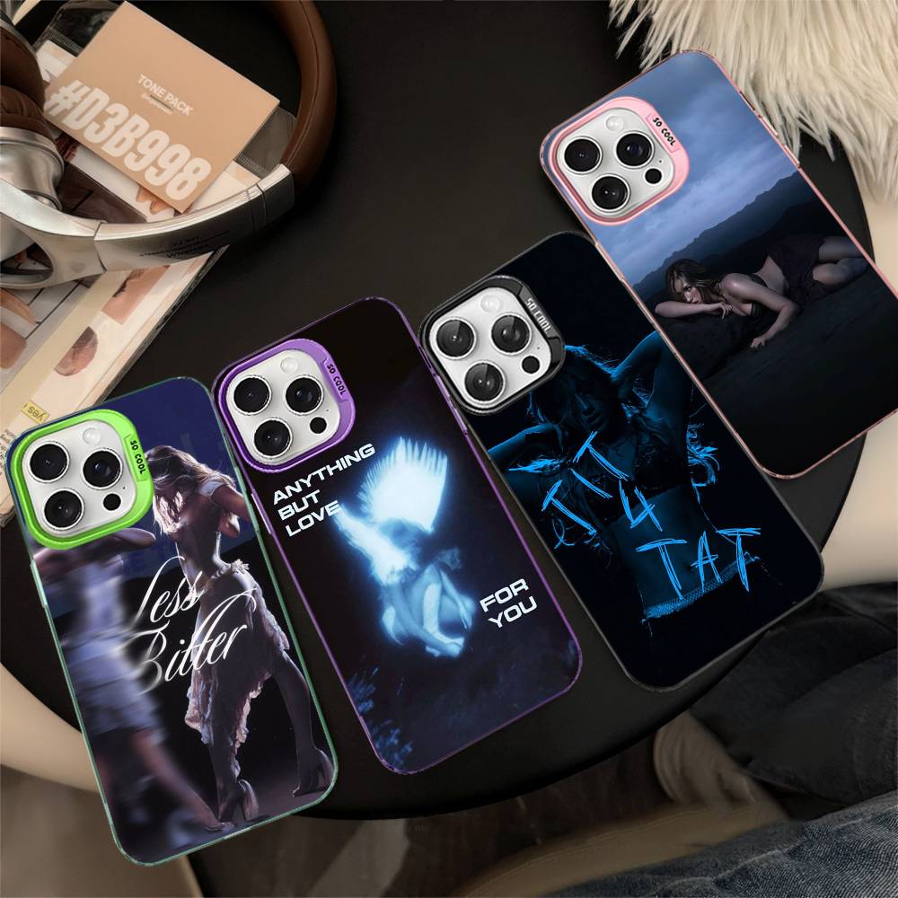 Singer Tate McRae Phone Case For iPhone 16 15 14 13 12 11 Pro Max 17 Plus Colorful Cover