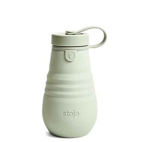 

Stojo 400ml Sage Silicone Foldable Water Bottle