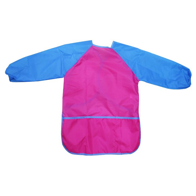 Children's Long-Sleeve Art Smock & Bib - Anti-Stain for Early Education and Kindergarten