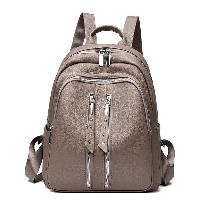 

Backpack for Women, Fashionable Double Pull Backpack for Women хакі