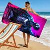 Attack on Titan Print Beach Towel, Large Soft Quick Dry Towel for Beach Camping Swimming