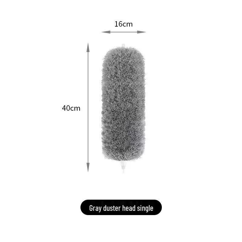 2.8m Retractable Feather Duster for Curved Ceilings - Electrostatic Household Dust Remover