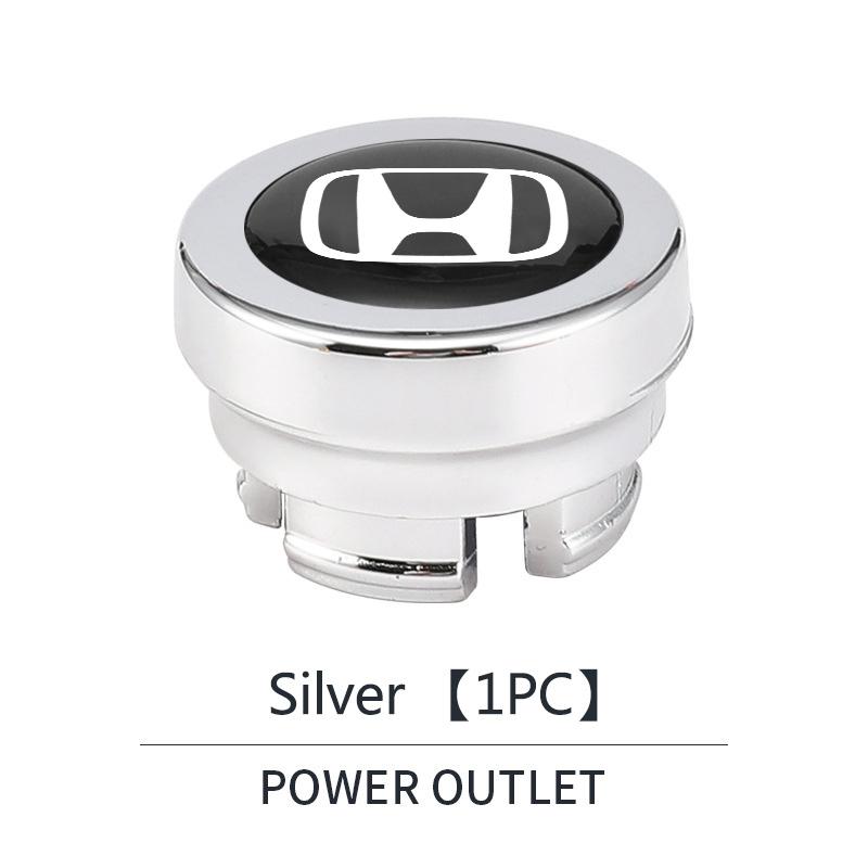 

Fashion Car Cigarette Lighter Cover Button Protector Case Dust Cap For Honda Mugen Power Civic Accords CRV Hrv Jazz CBR VTEC VFR