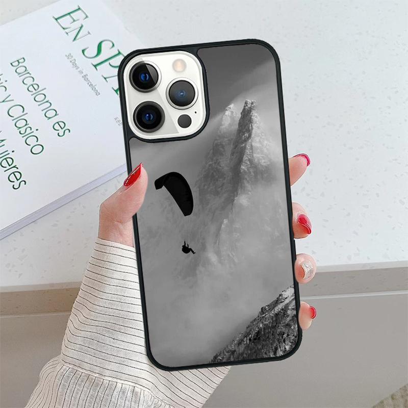 Paragliding Sport Phone Case Cover For iPhone 17 Air 15 16 16e 14 13 Pro Max Fundas 12 11 Pro Max PLUS 7PLUS Mobile