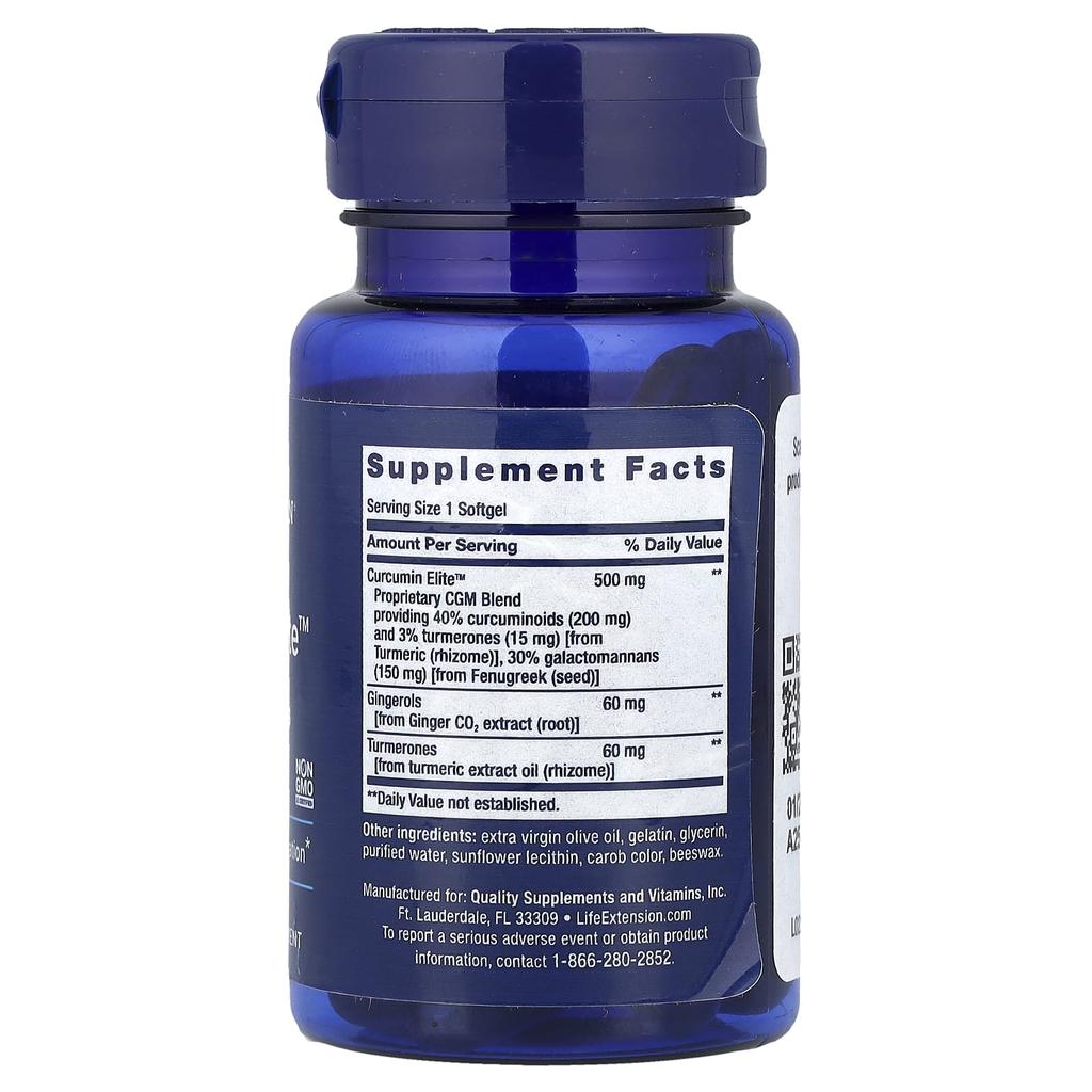 Advanced Curcumin Elite™, Curcuma Extract, Ginger & Turmeric, 30 Softgels