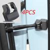 Car Anti Rust Water Proof Door Lock Key Keys Buckle Limit Device Trim For Land Rover Discovery Sport 2015 2016 2017 2018 2019