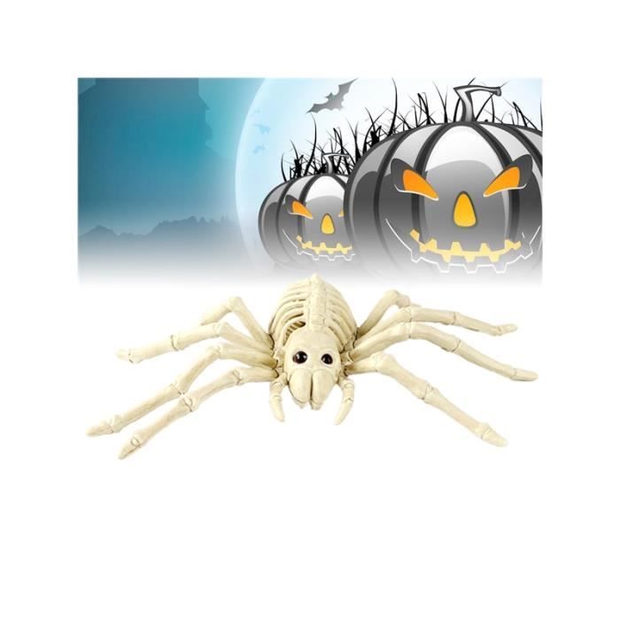 1pc Halloween animaux effrayant squelette accessoires heureux Halloween crâne effrayant animal squelette cadre (araignée)
