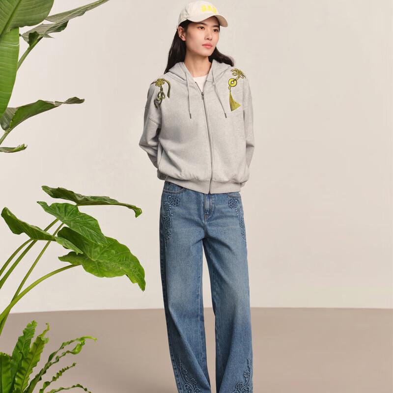 GAP Women's Embroidered Logo Loose Fit Hoodie