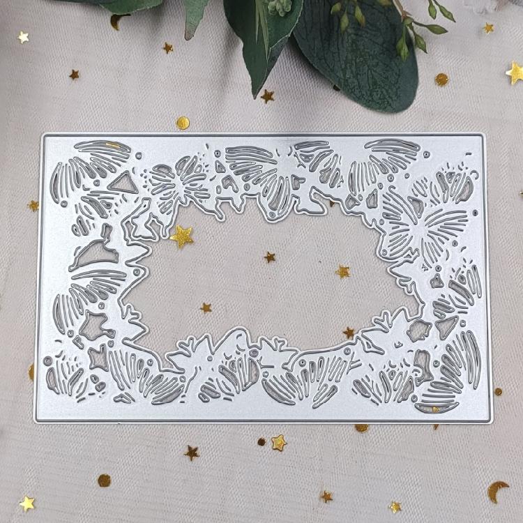 Ramka zaproszenia Metalowe wykrojniki Kartka Wytłaczanie DIY Szablon albumu fotograficznego Forma