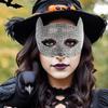 Cat Mask Animal Cosplay Clothes Decoration Dress up Eyemask Half Face for Costume