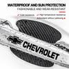 Bil Dörrklistermärke Kolfiber Repor Bil Handtag Skyddsfilm för Chevrolet Cruze Malibu Sail Spark Captiva Equinox Trax Tracker AVEO Lova Husbil