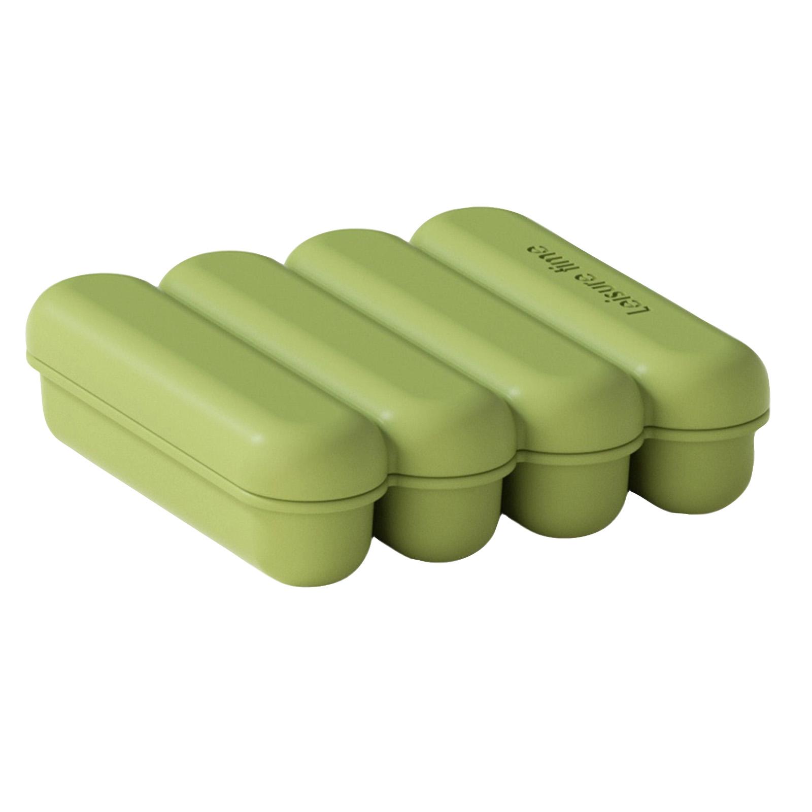 

Silicone Ice & Ice Stick Mold With Lid — Food-Grade, Easy-Release Ice Tray. Stackable Freezer Tool For Home Use: The Accessory For Cold Drinks & Co One Size зелёный