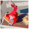 Hoodie Cartoon Teddy Bear Pattern Children Travel Shoulder Bag Oxford Material