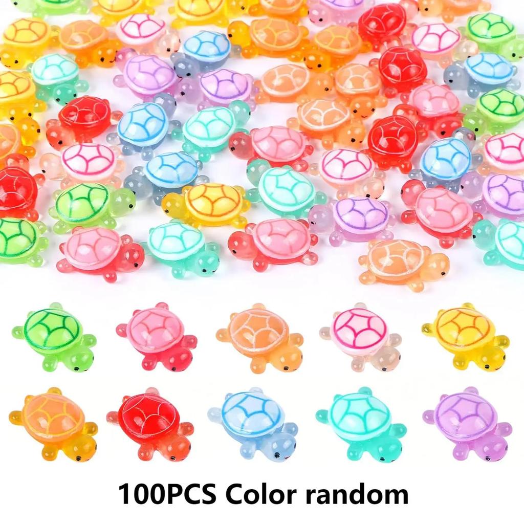 10/50/100 Bucăți Ornaments Drăguțe Mini Broscuțe Luminoase Strălucind în Întuneric Miniaturi Broscuță Micro Peisaj Jucării pentru Copii Decor Acasă Cadou