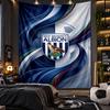 Wall Hanging Tapestry West Bromwich Albion Football Print Cloth for Living Room Bedroom Home Decor