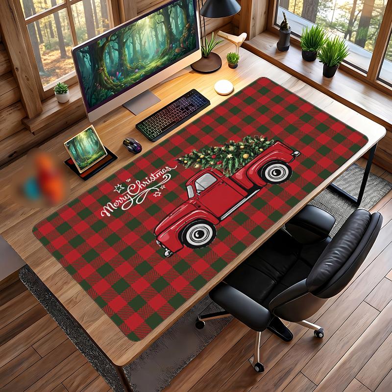 Christmas Printed Mouse Pad Non Slip Desk Mat For Office Gaming Home Use Holiday Gift