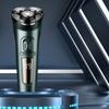 1Pc New Razor Electric Digital Display USB Rechargeable Whole Body Washing Suspended Three-head Razor