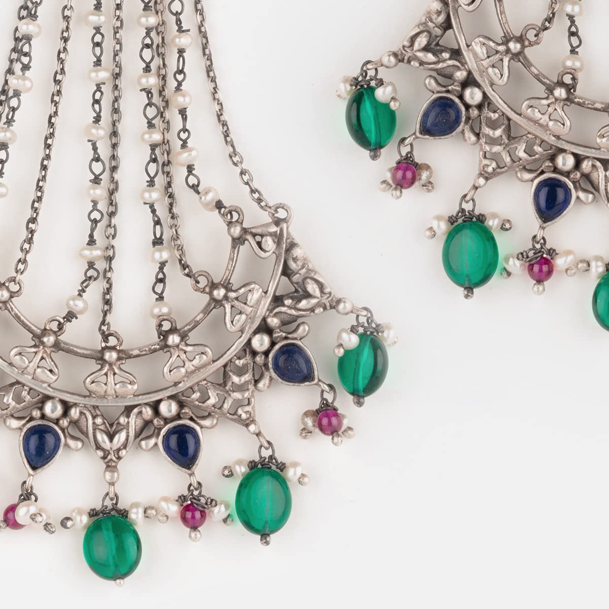 Серьги Feeling Shundor из окисленного серебра 925 пробы — фото 6