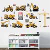 Cartoon Cars Lighting McQueen 3D Wall Sticke s For Kids Room Home Bedroom PVC Decor Cartoon Movie Mural Art Decals