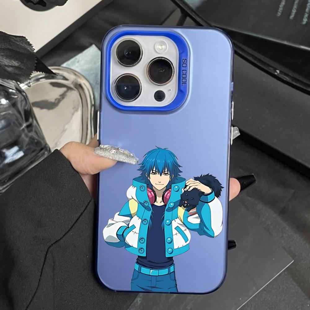 D-Dramatical M-Murder Aoba Seragaki Phone Case For iPhone 16,15,14,13,12,11,Pro,Max,Plus,Mini,XS Anti Fall Blue Matte Bumper