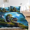 3pcs Legend of Zelda Cover Set, 1 Cover + 2 Pillowcases (No Insert), Bedding for All Seasons, Bedding,Bedroom Decor yy250922074