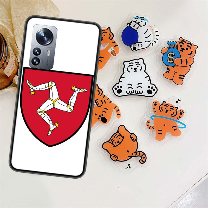 

Isle of Man Coat of Arms Phone Case For Xiaomi Poco X7 X6 M8 M7 M6 M4 M3 X4 Pro F7 Ultra M5S Mi 14 14T 15 15T 12T 10T Pro 12S 12 Xiaomi Poco M4 Pro5G
