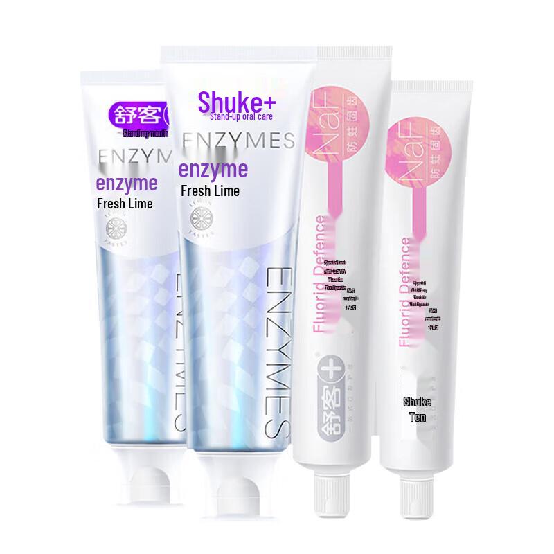 Shuke+ Anti-Cavity & Enzyme Toothpaste 4-Pack