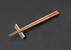 Yamako Stainless Steel Chopstick Rest Delta Hammered Finish 15383