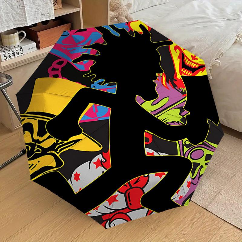 

1pc Hatchet man Automatic Folding Umbrella, Portable Collapsible Design, Casual Outdoor Accessory L1127039