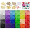 Polymer Clay Bead DIY Bracelet Kit - Beading Materials & Accessories Set